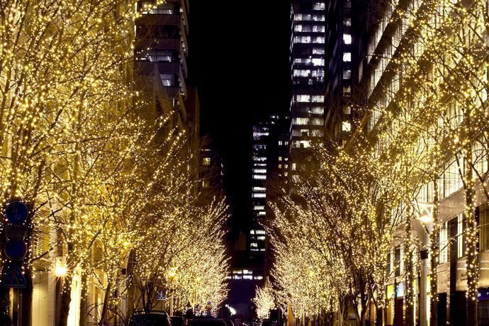 Japón en invierno Navidad en Tokio