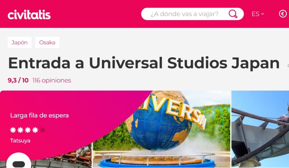 Entradas para Universal Studios Japan con Civitatis
