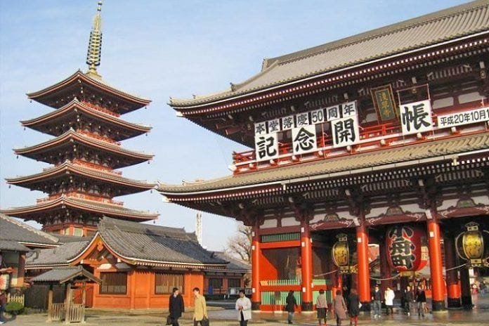 Templo Sensoji de Asakusa.