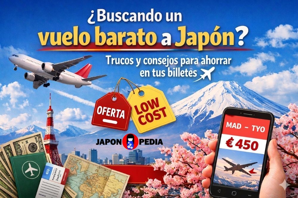 Trucos para vuelos baratos a Japón
