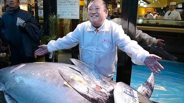 Pesca de atún en la isla de Oma