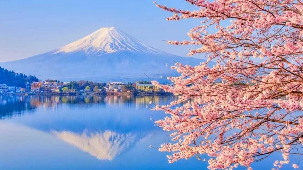 Monte Fuji en primavera