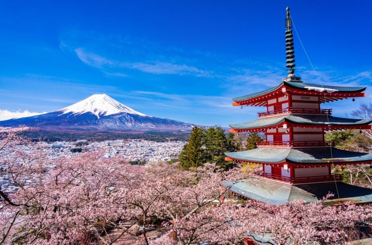 Monte Fuji en primavera