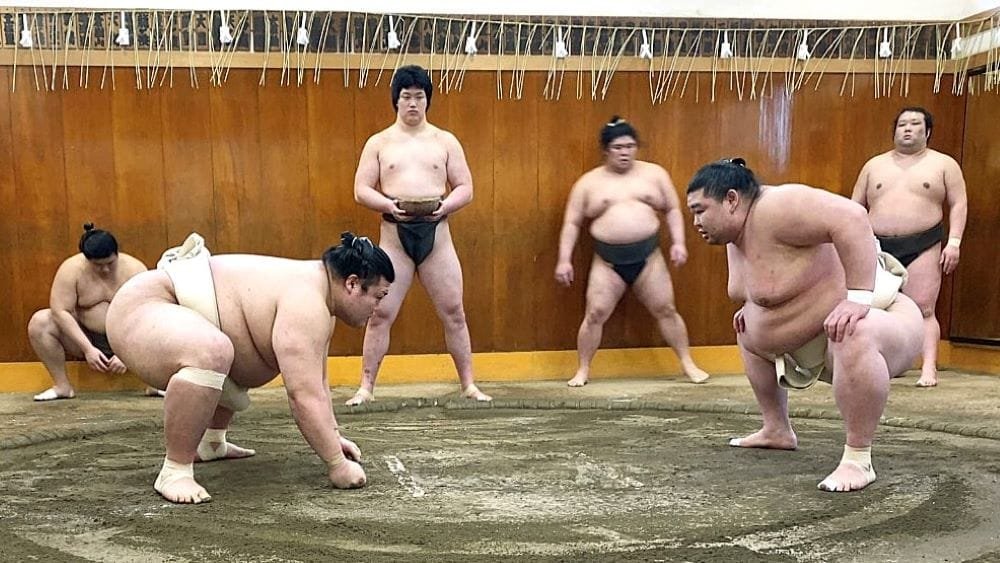 Entrenamiento sumo Fukuoka