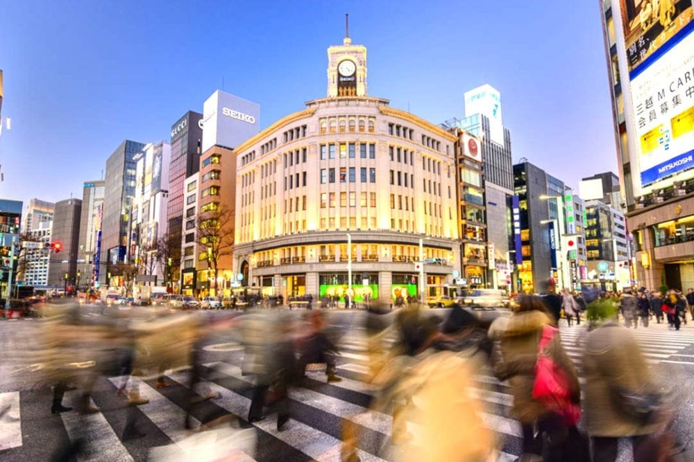 Itinerario del mejor free tour por Ginza