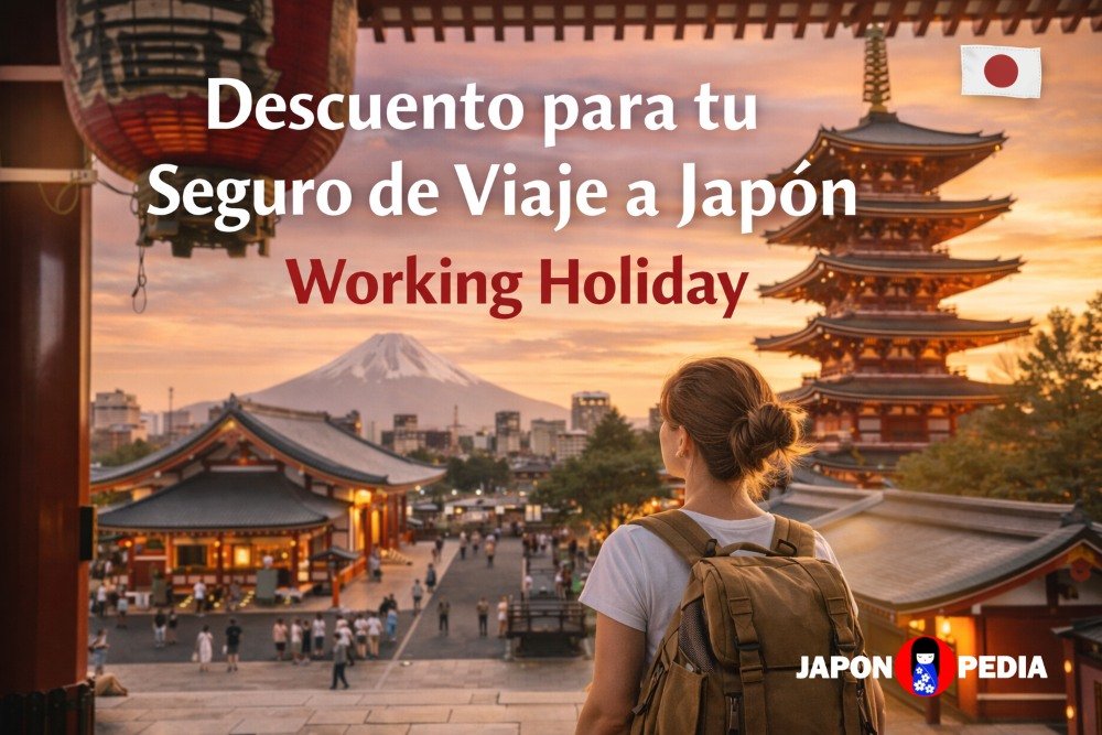 Descuento para el seguro Working Holiday de Japón
