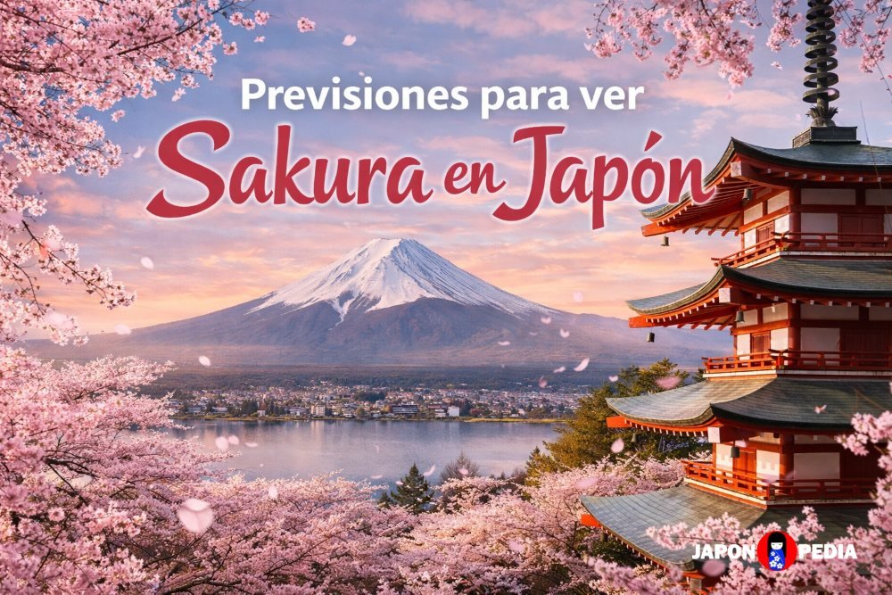 Previsiones actualizadas para la floración de sakura en Japón.