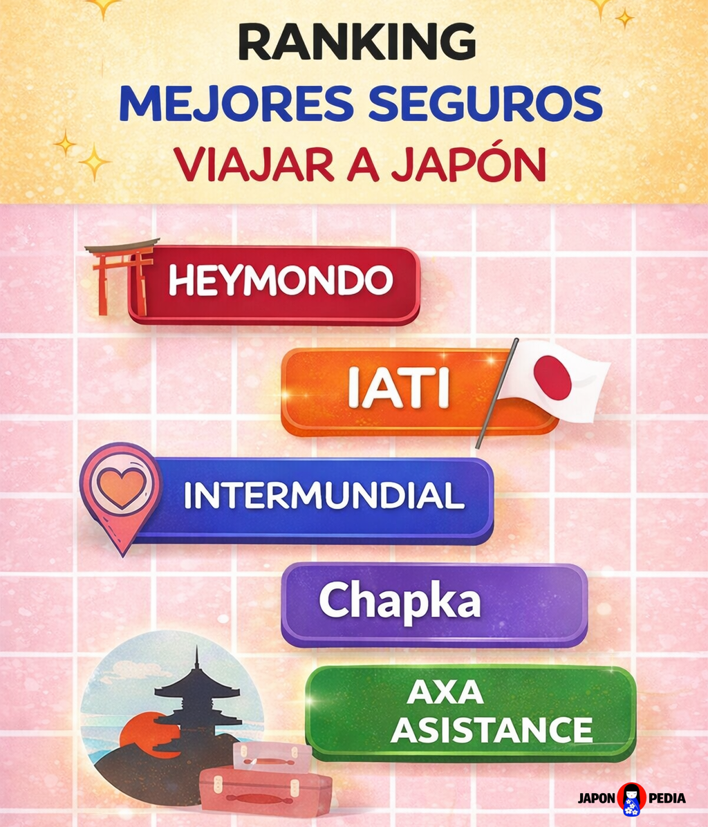 Ranking de los mejores seguros para viajar a Japón