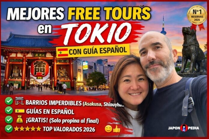 Mejores free tours Tokio por japonpedia.com