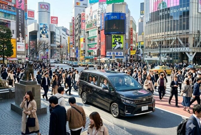 Tour en coche por Tokio