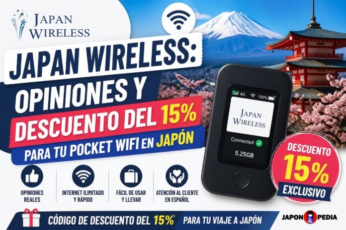 Opiniones de Japan Wireless y su Pocket Wifi en Japón
