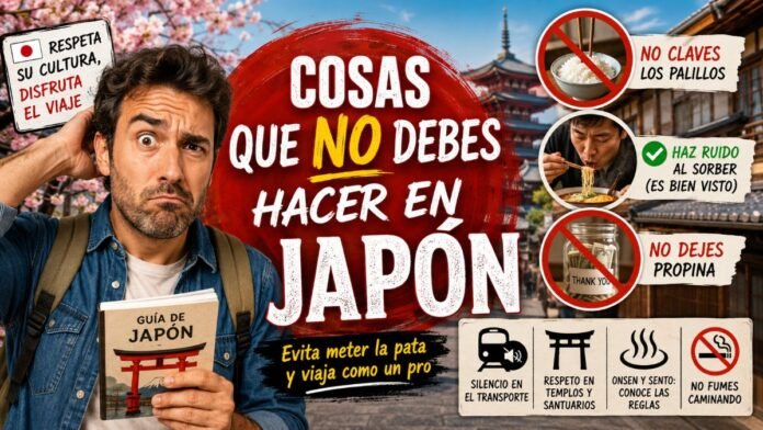 Cosas que no hacer en Japón