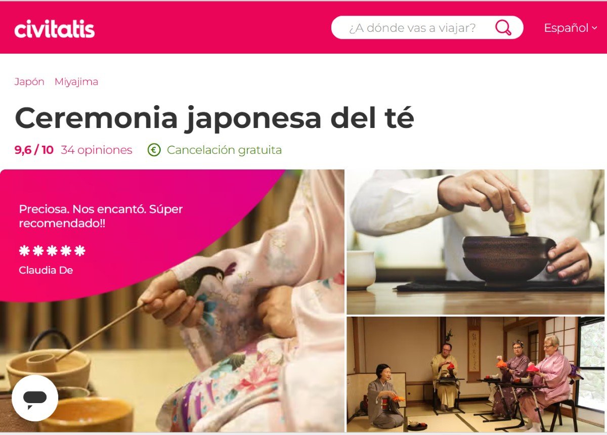Cómo reservar una ceremonia del té en Miyajima
