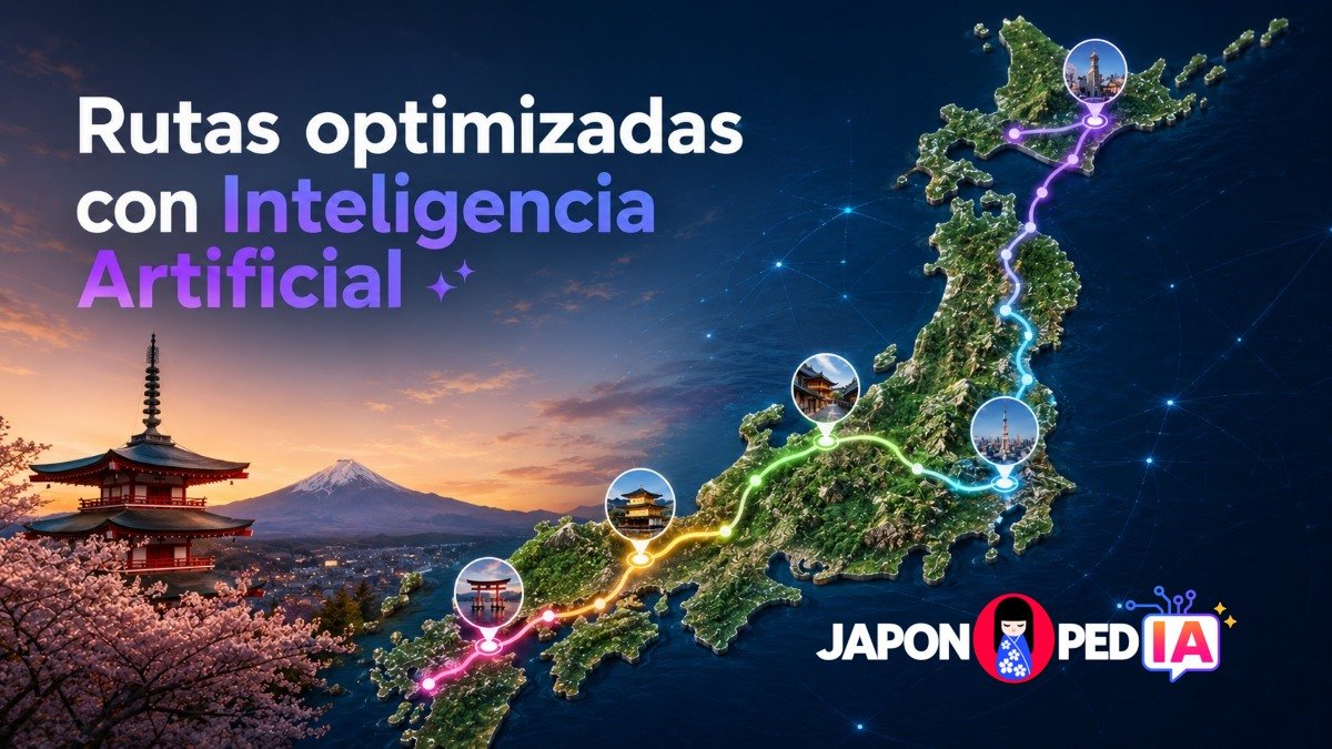 Itinerario optimizado por Japón con IA
