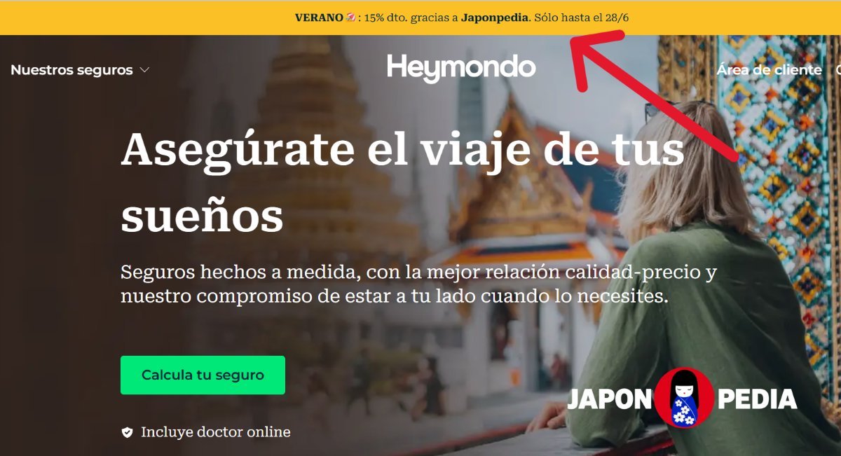 Descuento promoción verano Heymondo del 15%