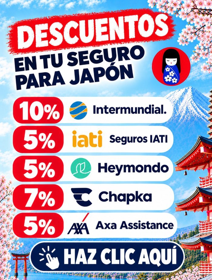 Mejor seguro de viaje para Japón